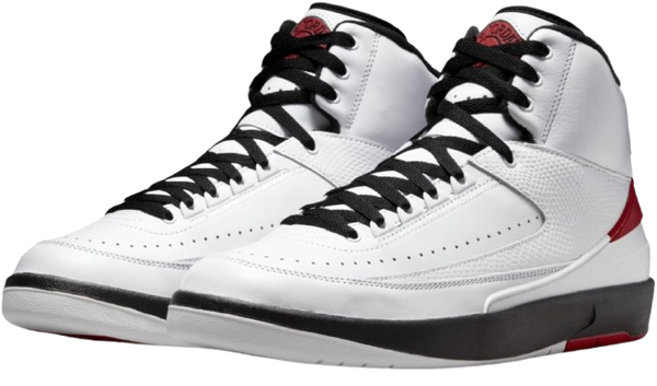 Jordan Retro 2 Blancas y Rojas