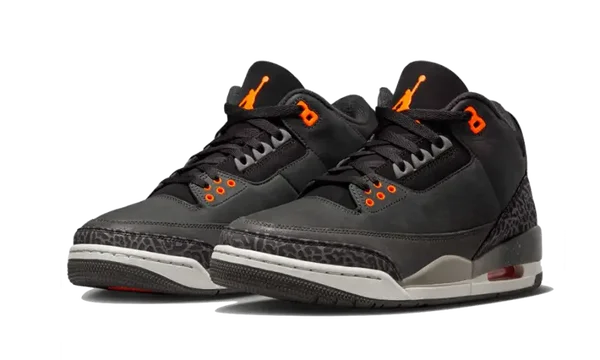 Jordan Retro 3 Negras y Rojas