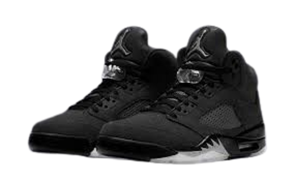 Jordan Retro 5 Negras Enteras