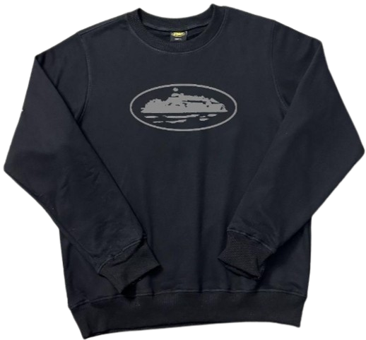 Sudadera Corteiz Negra Entera