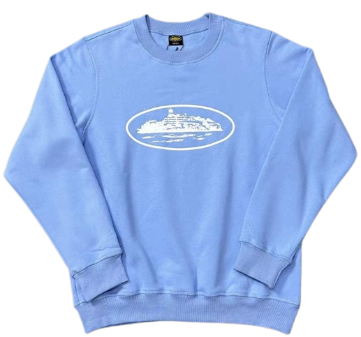 Sudadera Corteiz Azul Clarita