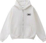 Chaqueta Blanca Corteiz Logo Pequeño