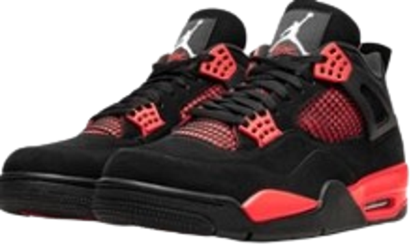 Jordan Retro 4 Negra y Rojo