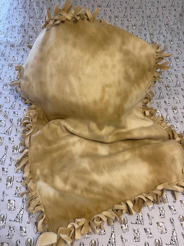 Blankets - Light Brown Tye-Dye