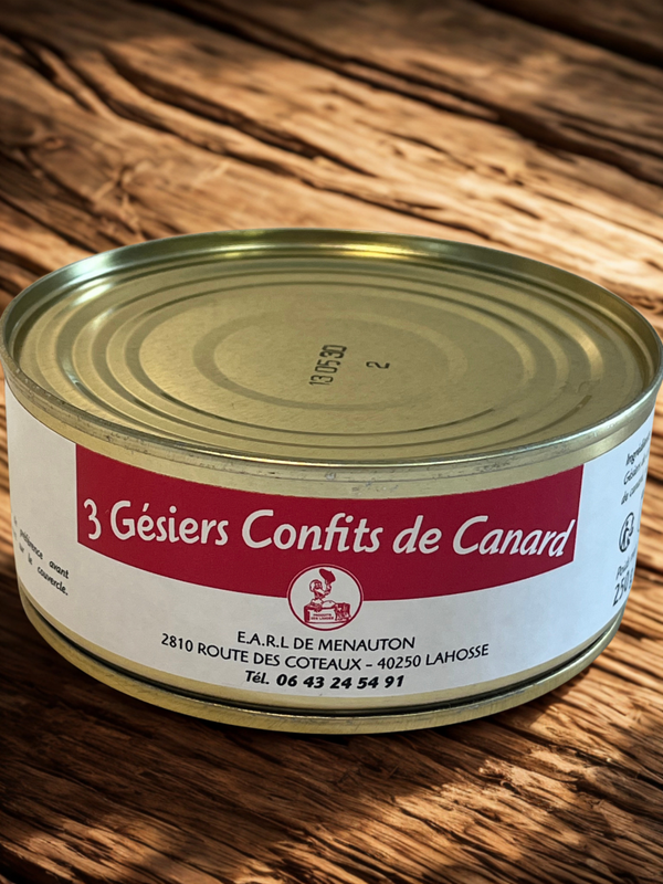 Gésier de canard (3) - Boîte 250gr