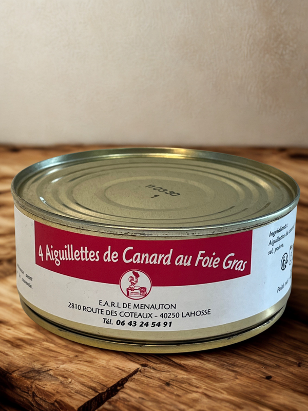 Aiguillettes roulées au Foie Gras