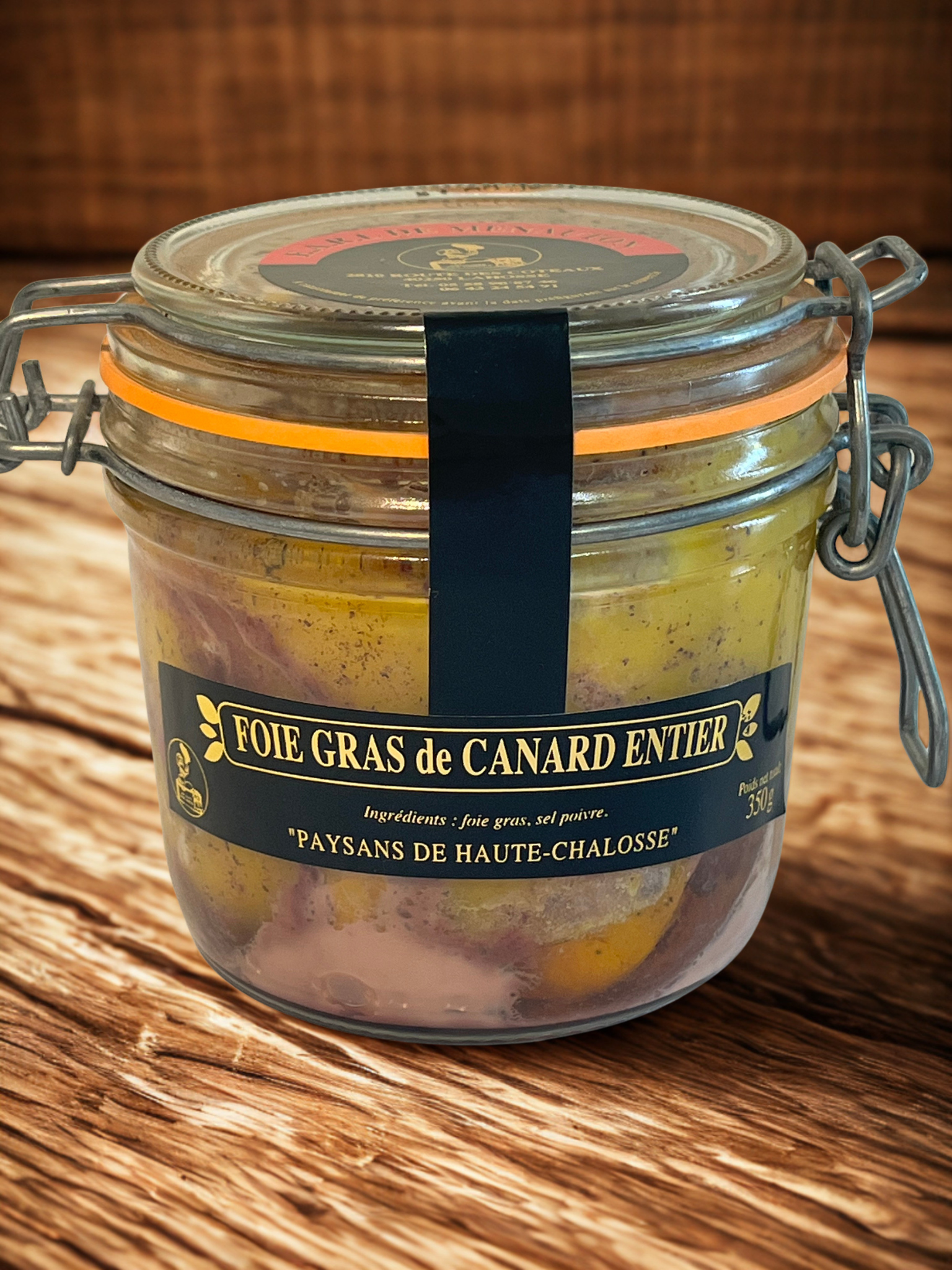 Foie gras de canard entier - Bocal 350gr