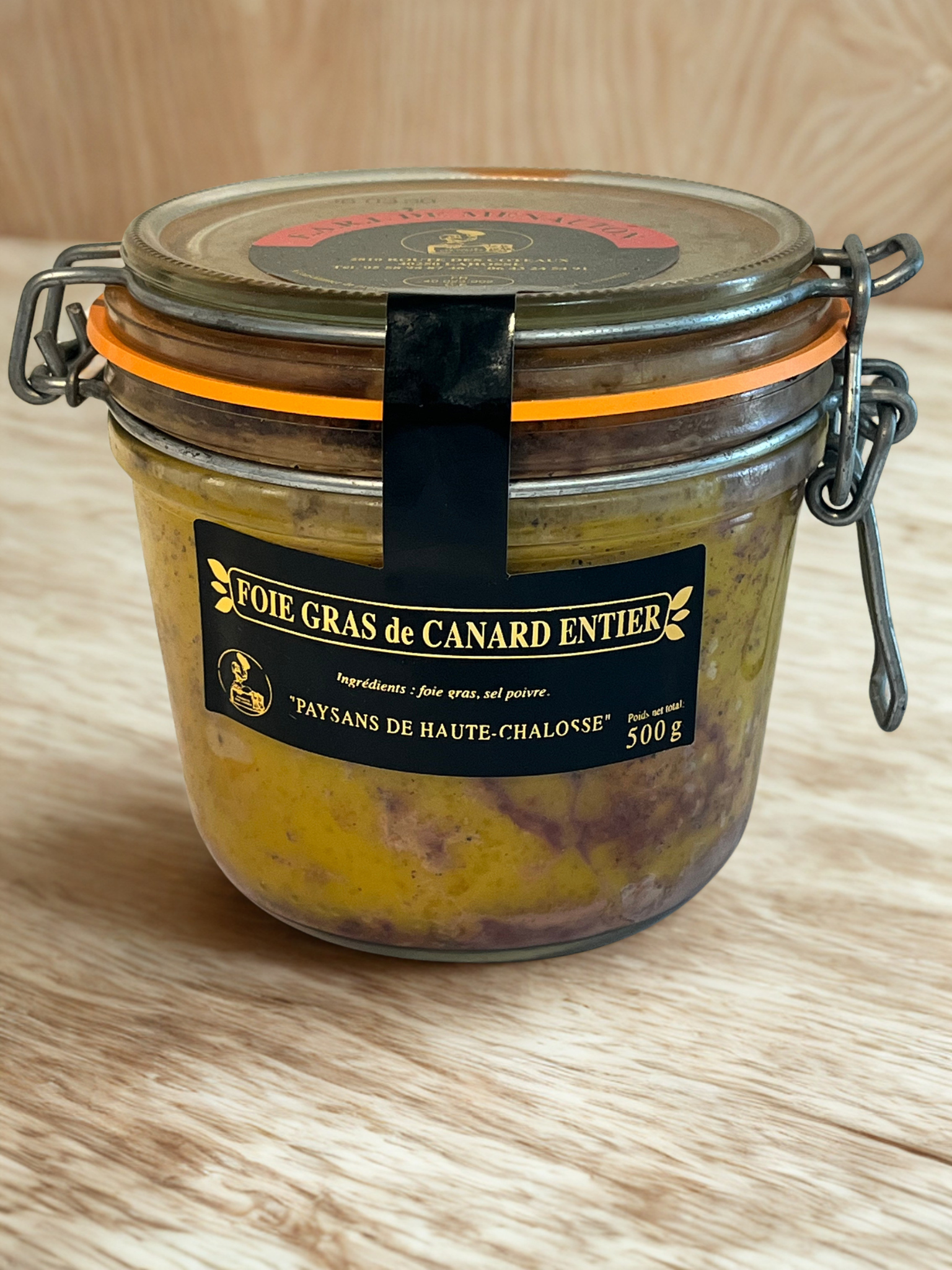 Foie gras "Prestige Paysan" - Bocal 500gr