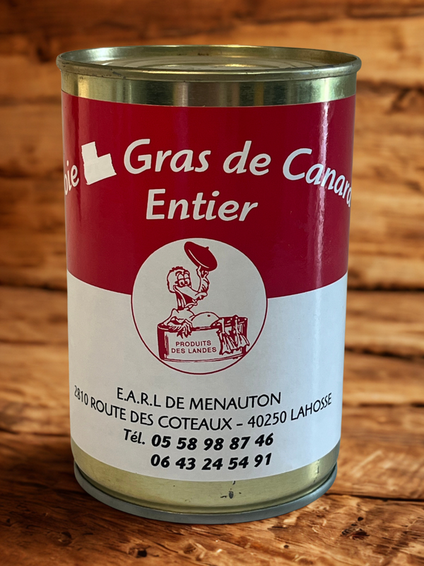 Foie gras de canard entier - Boîte 400gr