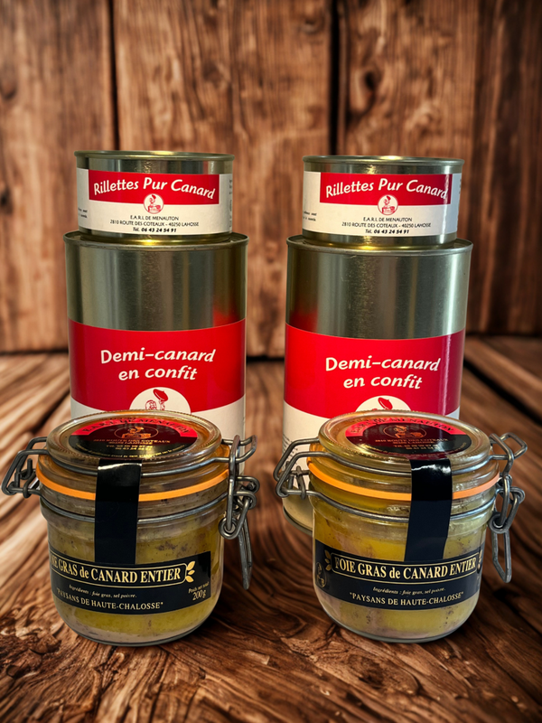 Canard complet avec Foie Gras - LOT N°1