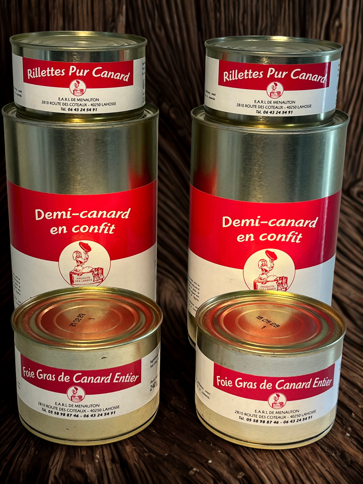 Canard complet avec Foie Gras - LOT N°2