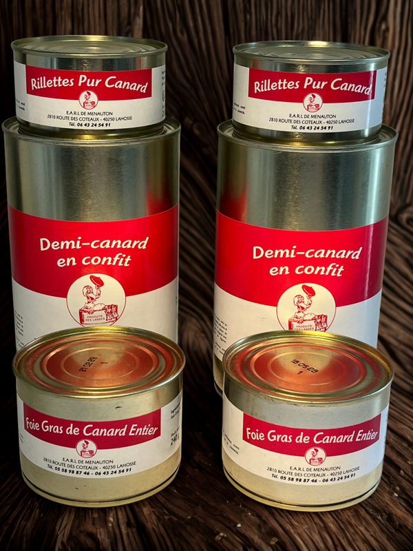 Canard complet avec Foie Gras - LOT N°2