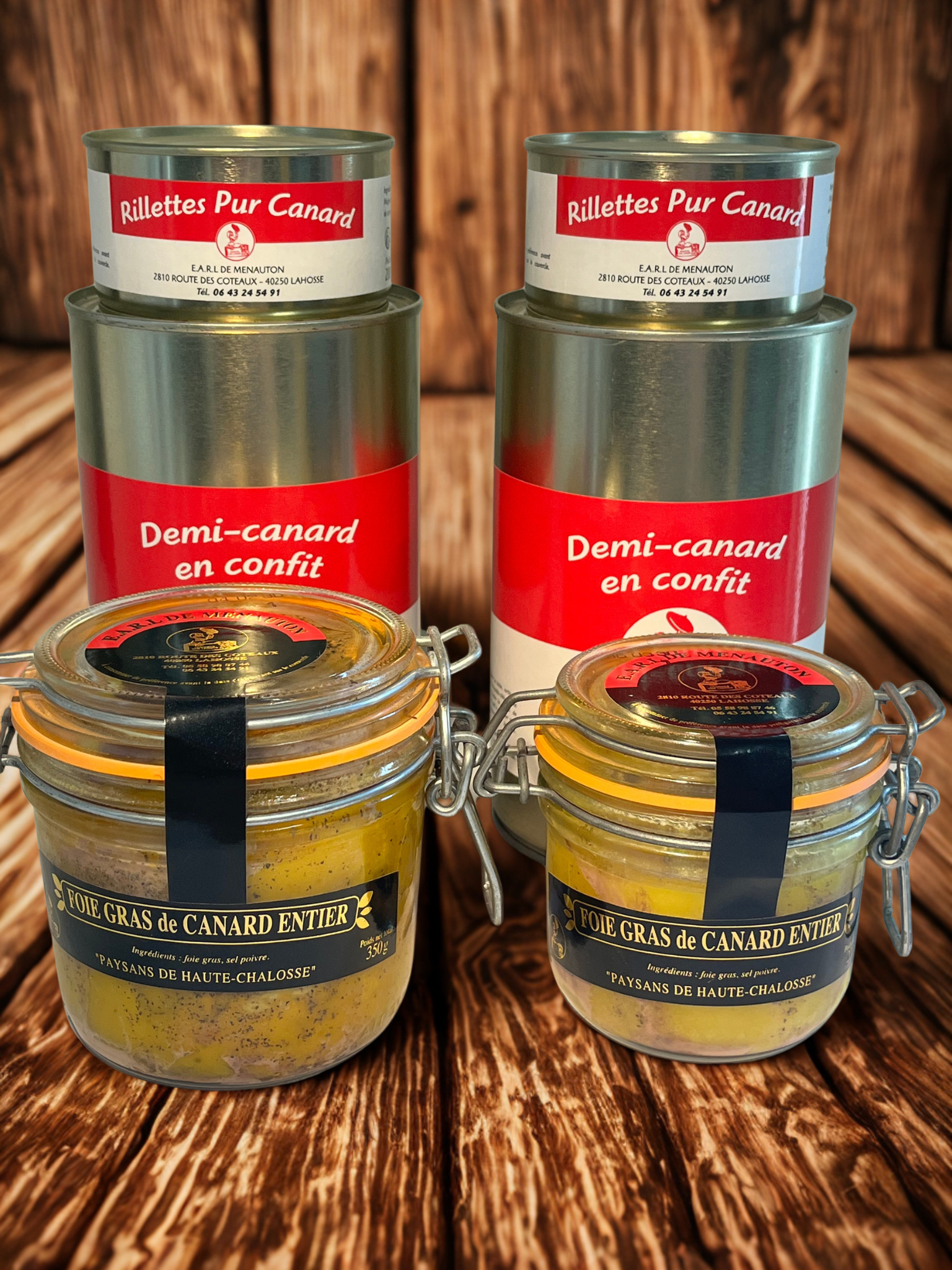 Canard complet avec Foie Gras - LOT N°3