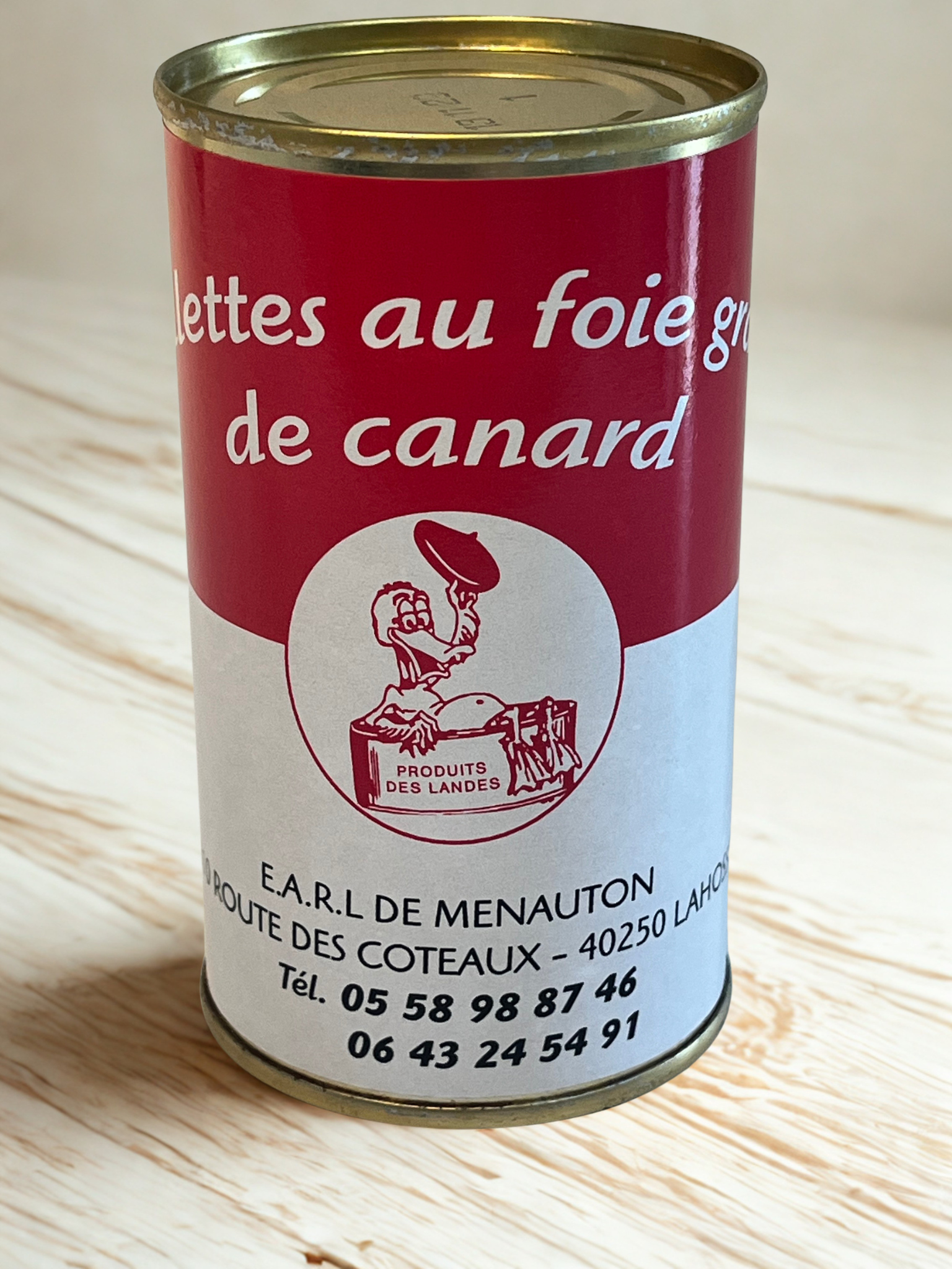 Rillette de canard au Foie Gras - 180gr