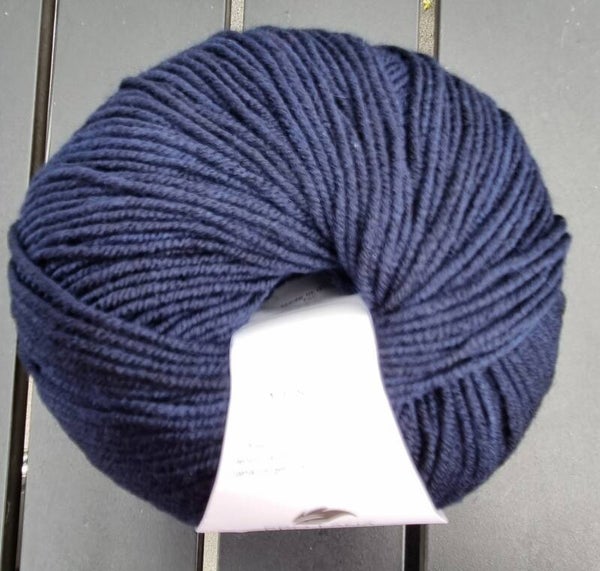 Merino Pur 125 Retro d. blau 158
