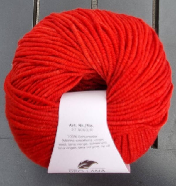 Merino Pur 125 Retro rot 130