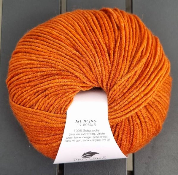 Merino Pur 125 Retro rostrot 127