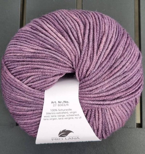Merino Pur 125 Retro lila 142