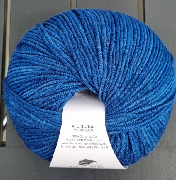 Merino Pur 125 Retro blau 155