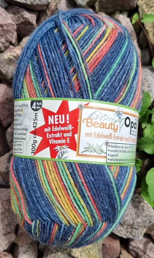 Opal Beauty blau/gelb 9920