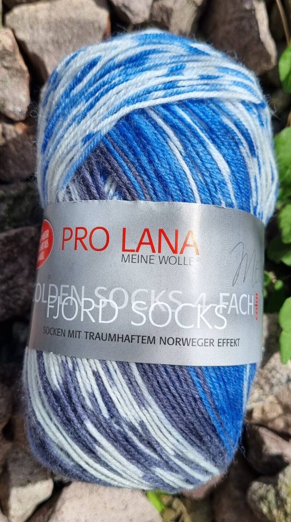 Fjord Socks  blau 184