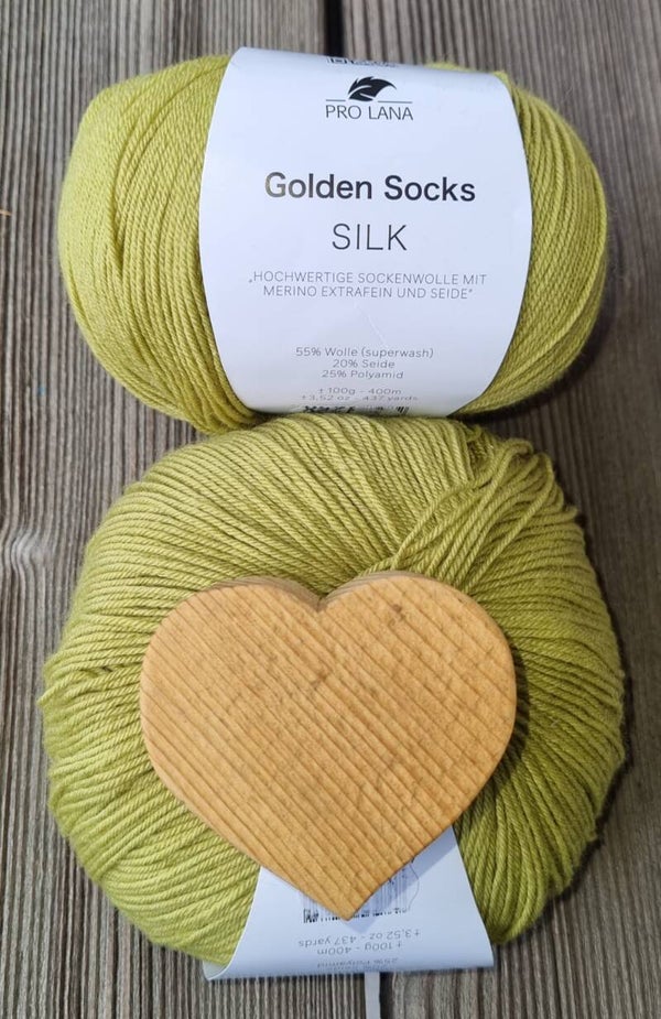 Golden Socks SILK 77 grün