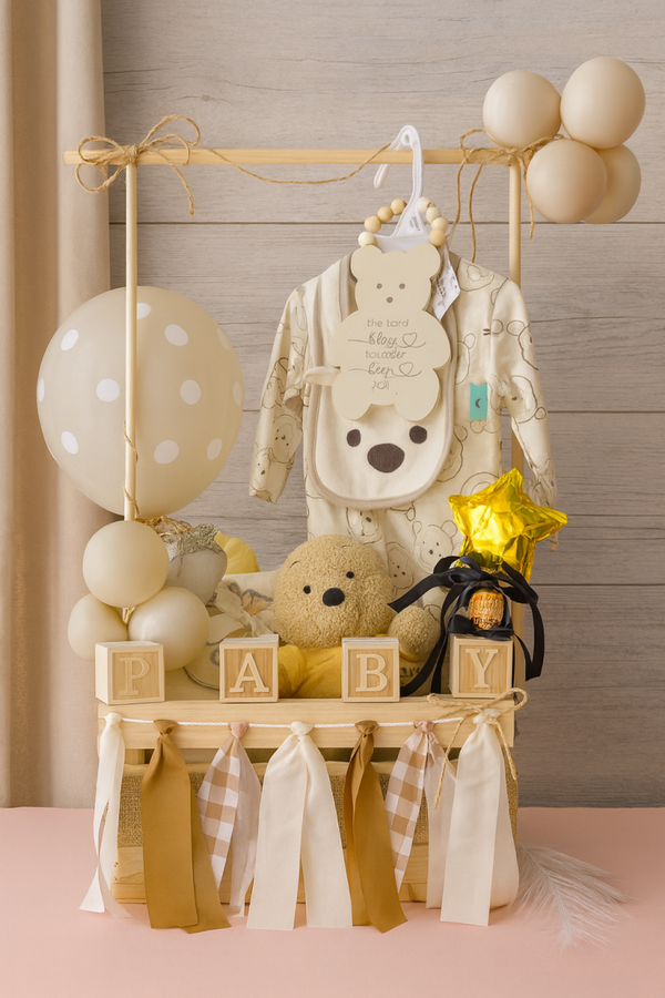 Neutral Baby Gift Crate