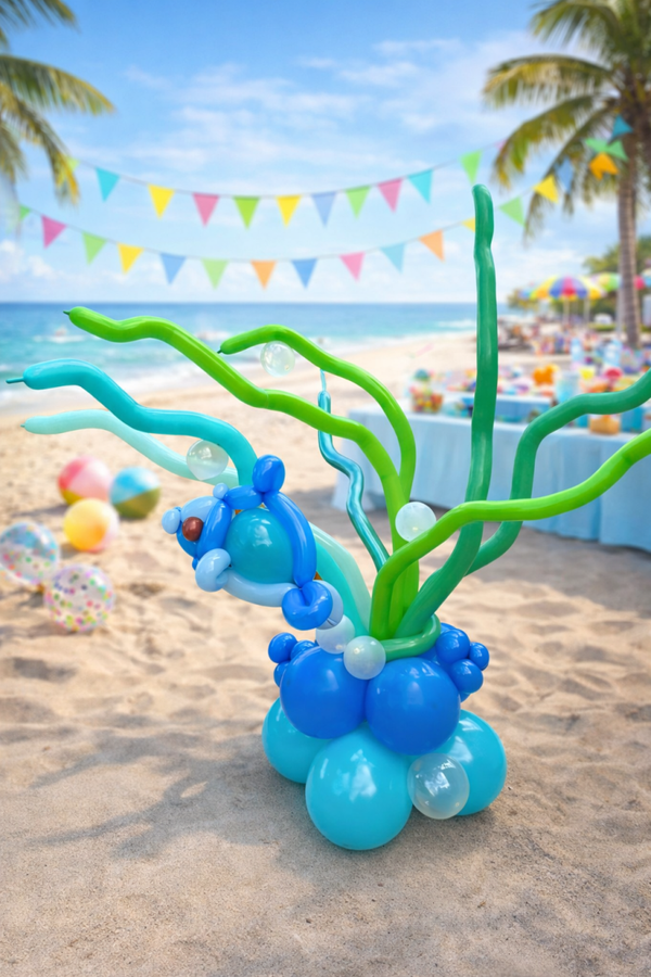 Under the Sea Short Balloon Column 🌊🐠
