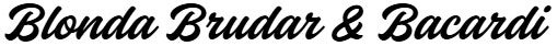 blonda brudar o bacardi