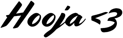Hooja<3 Dekal