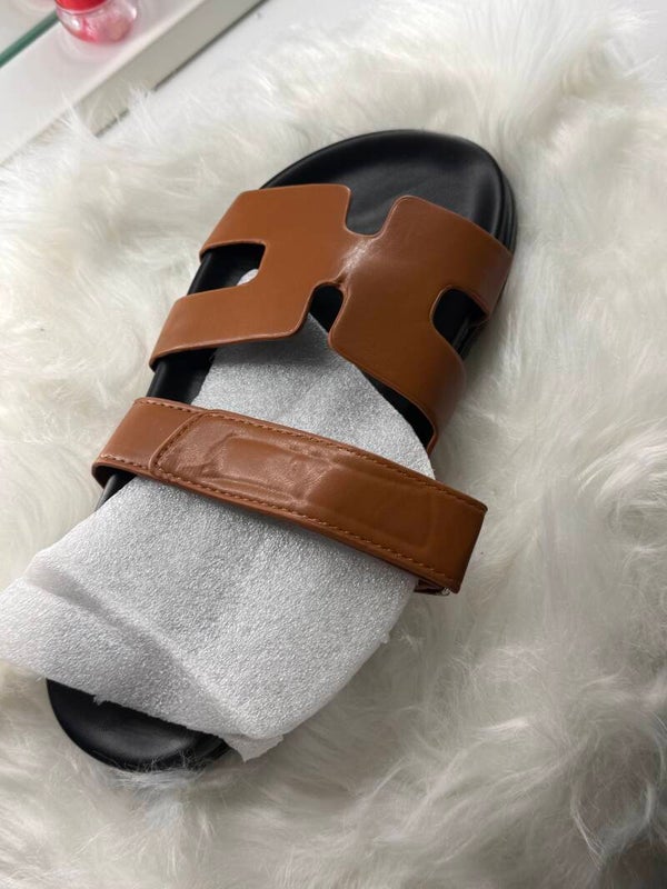 Summer sandal brown sandals, leather sandals, thong sandals