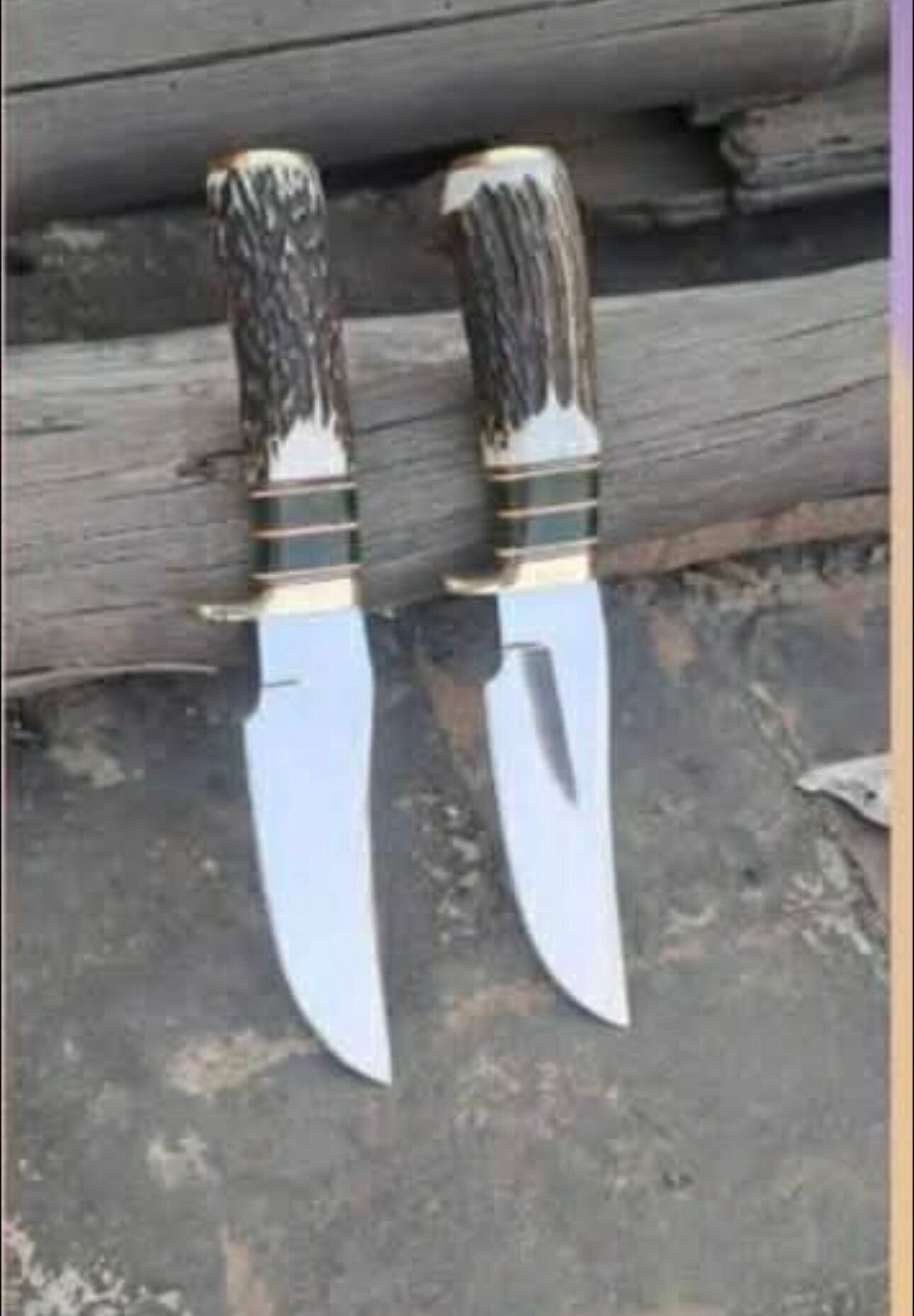 Antler knifes