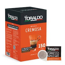 4 BOX TORALDO CREMOSO 150 CIALDE