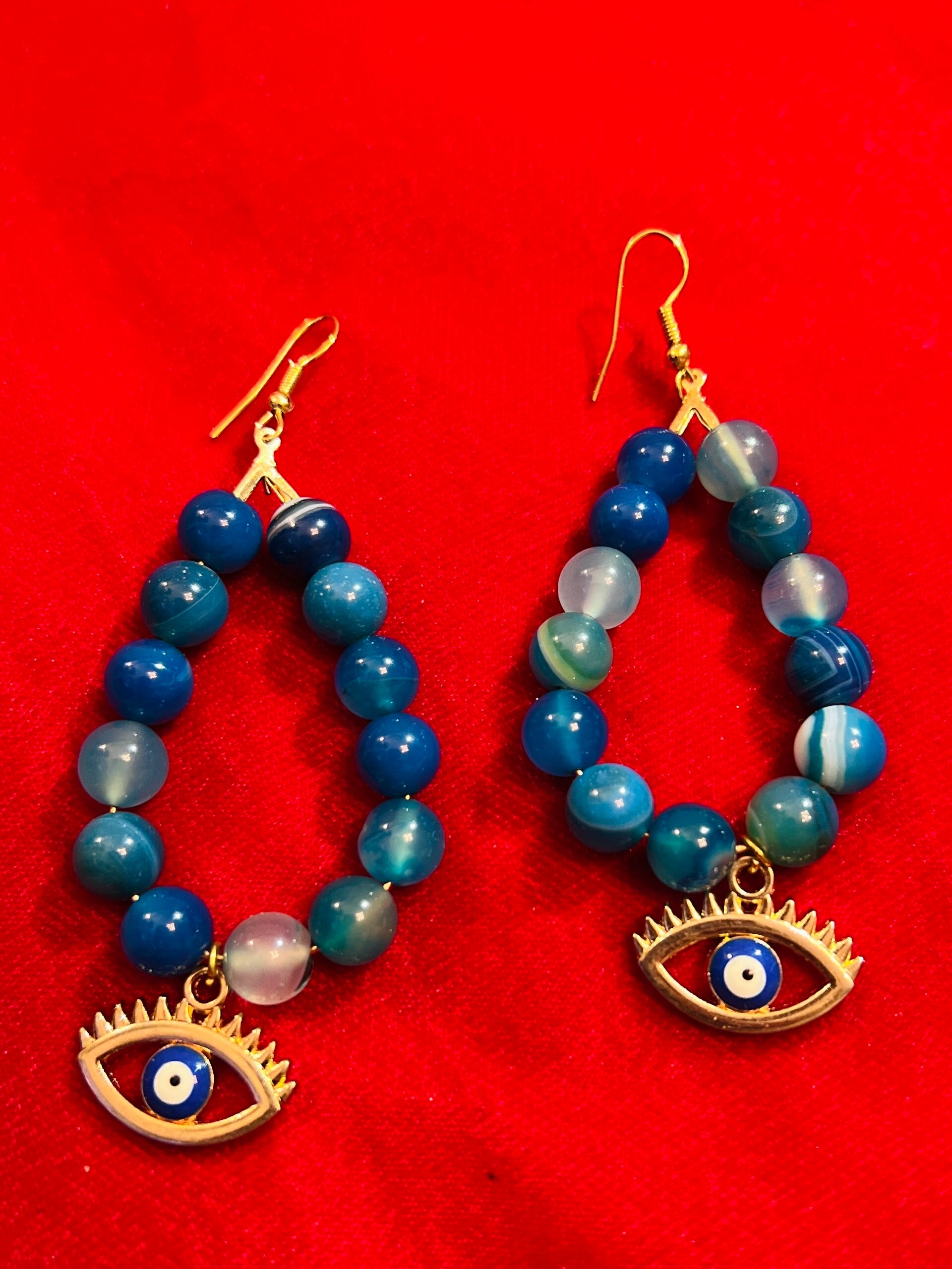 Shattuckite With Evileye Pendant