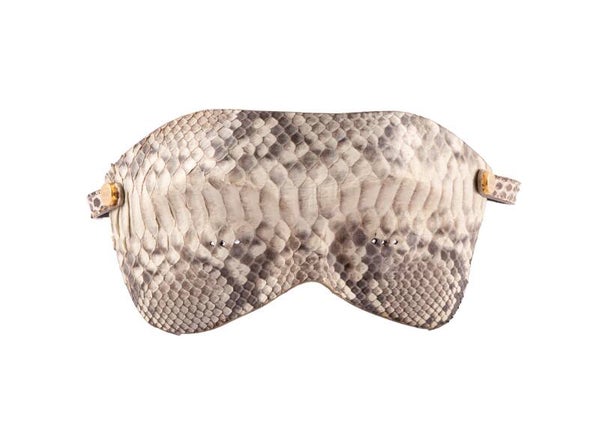 MASK ERIS - genuine Python leather