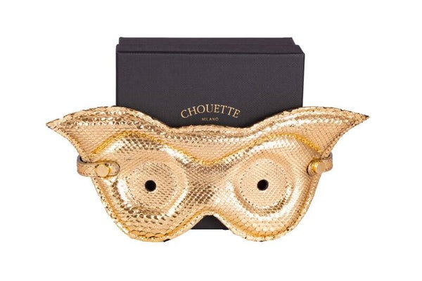 MASK CHOUETTE - genuine Python leather