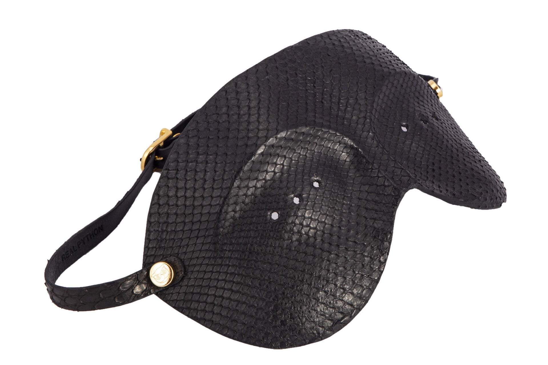 MASK ERIS - genuine Watersnake leather