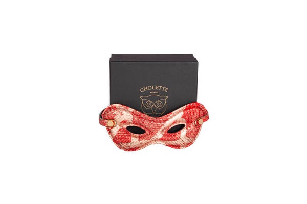 MASK EYES - genuine Python leather