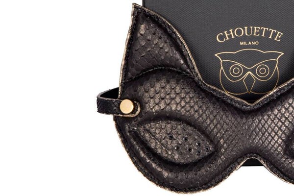 MASK CAT - genuine Watersnake leather