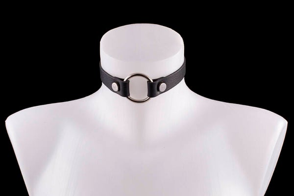 CHOCKER OLIMPIA - genuine leather