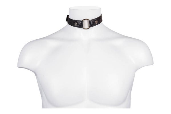 CHOCKER ZEUS - genuine python leather
