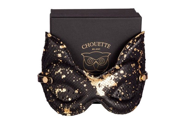 MASK - genuine Python leather