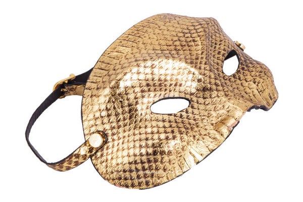 MASK MERCURIO - genuine Watersnake leather