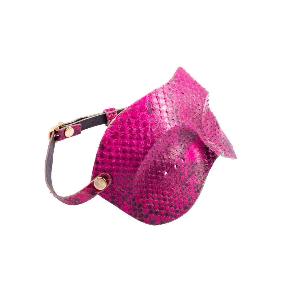 MASK ERIS - genuine Watersnake leather