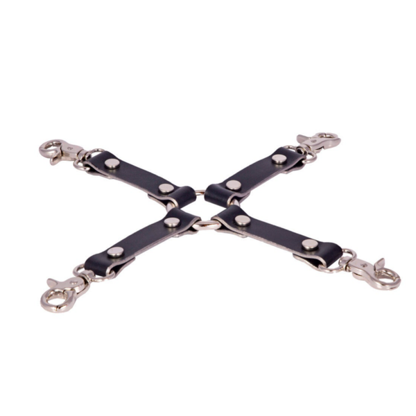 HOG TIE - Leather, black