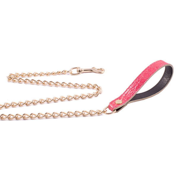 LEASH - genuine Crocodile leather - diff. COLOURS
