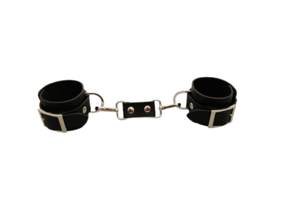 HANDCUFF - Leather, black