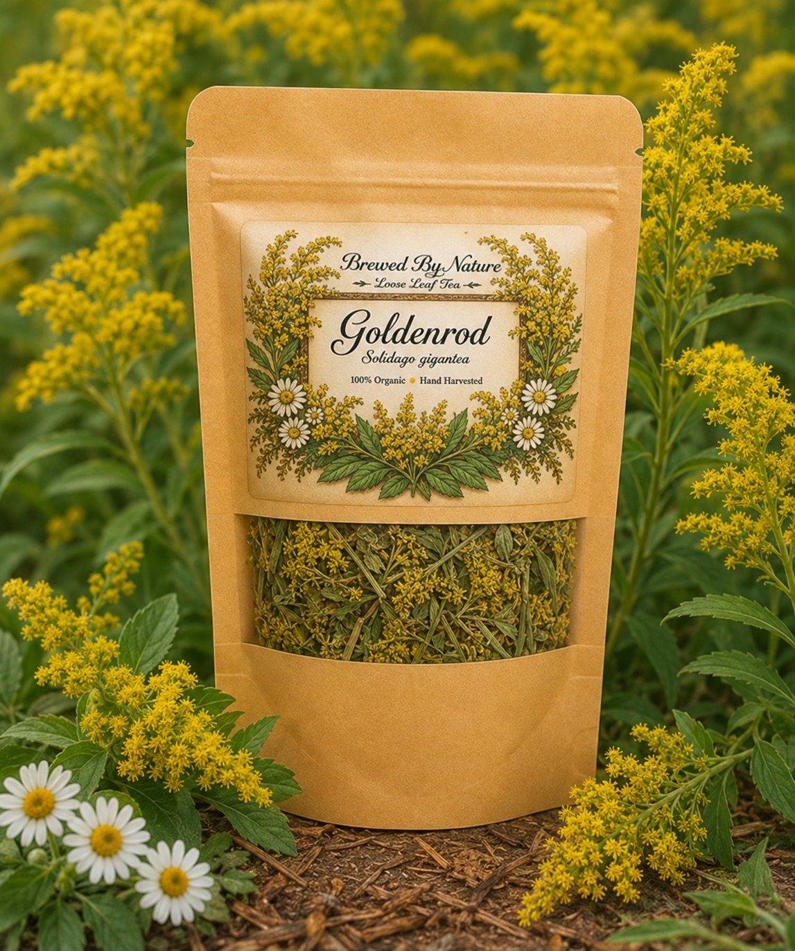 Loose leaf Goldenrod “Solidara gigantea” Tea