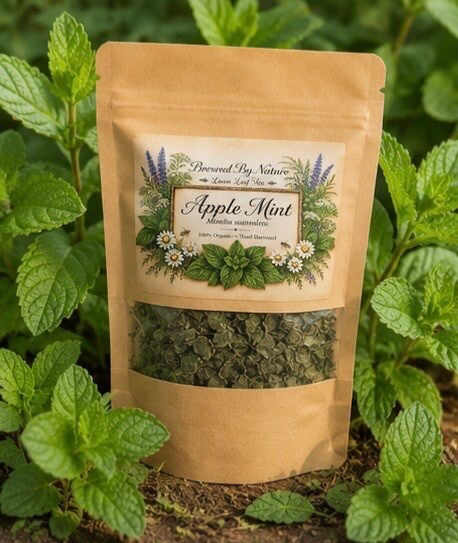 Loose leaf Apple Mint “Mentha suaveolens” loose leaf tea 1oz