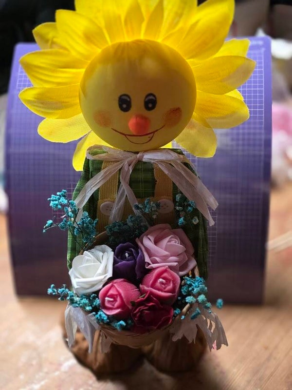 Luxe Zonnebloem Cadeauset met Bloemen